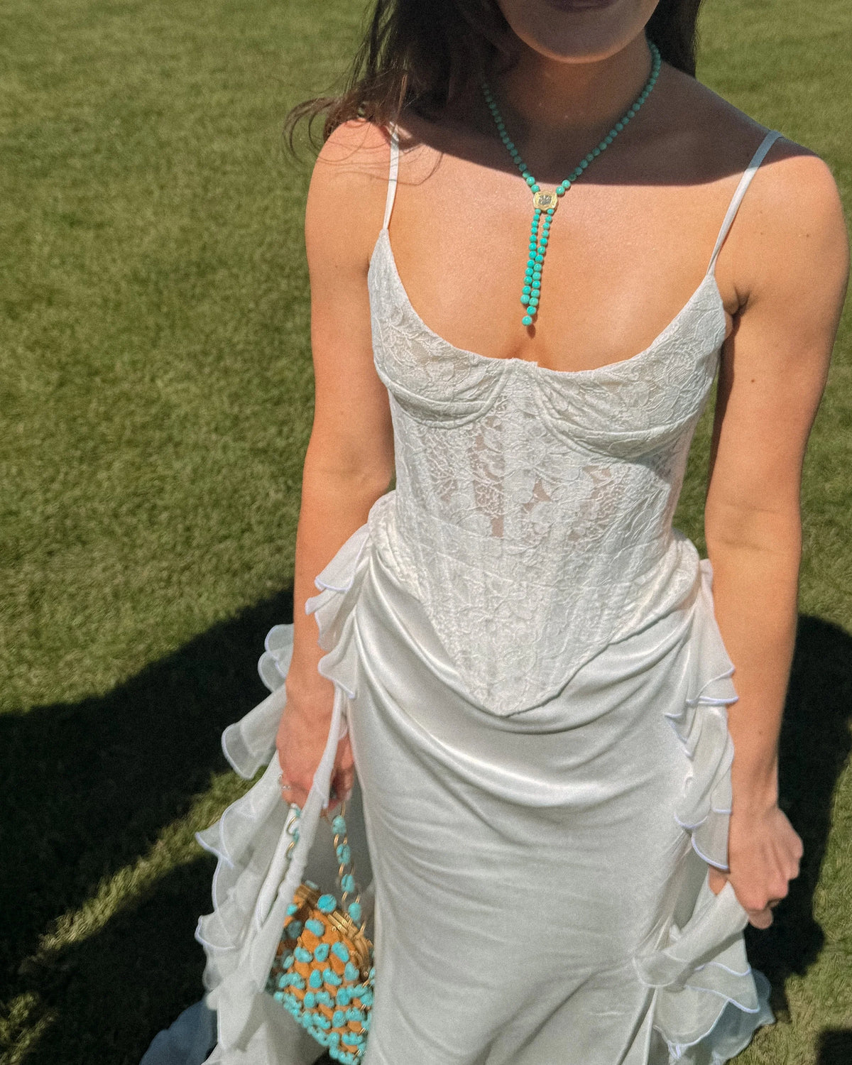 The Elvie Bolo Necklace