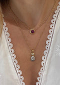 18k Gold Twist Link Chain